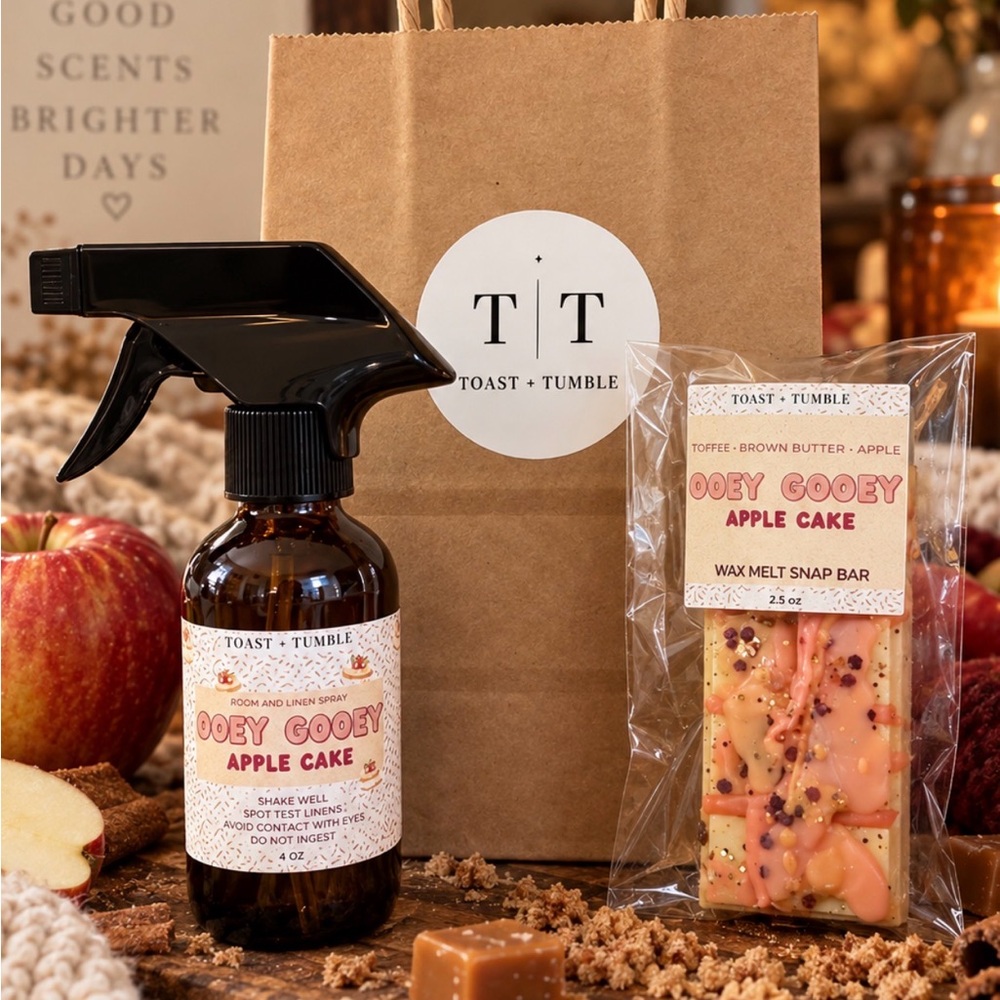Ooey Gooey Apple Cake Room & Linen Spray - Brown Amber